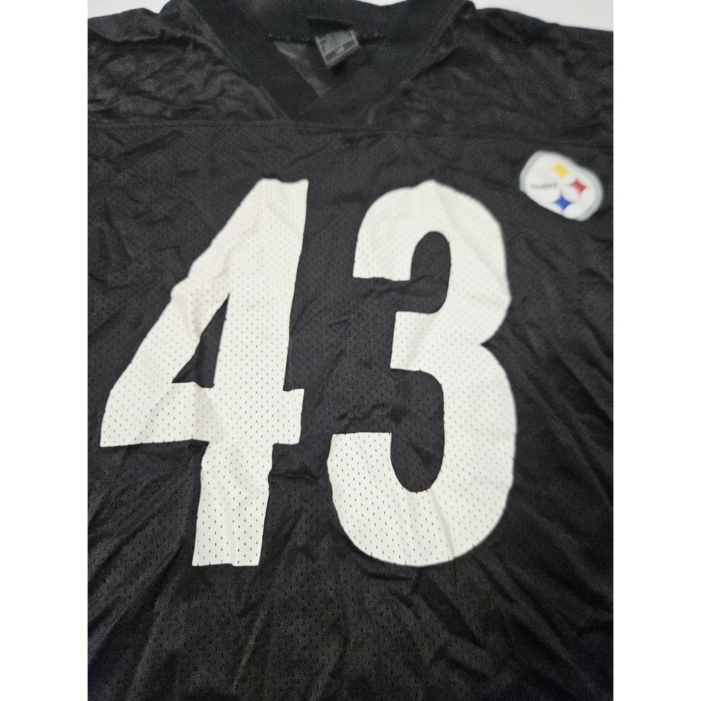 Size L - Women's Reebok NFL Steelers Jersey #43 Troy Polamalu - Picture 3 of 7